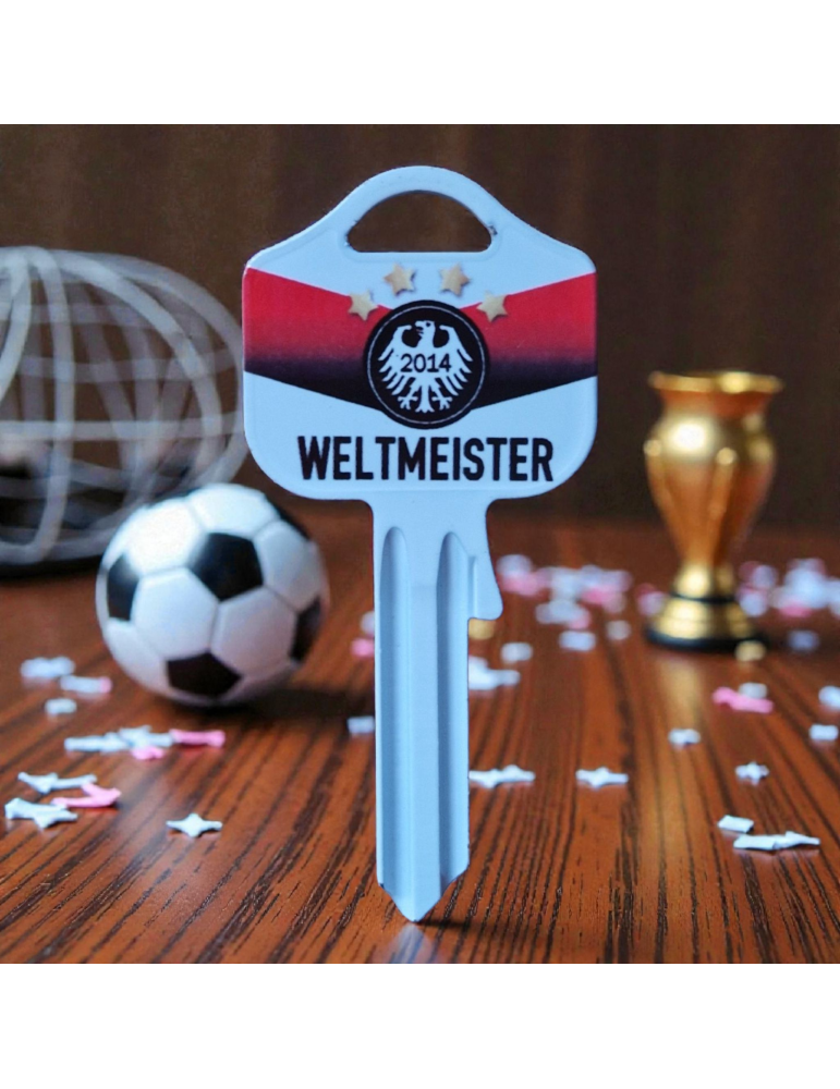 Schlüsselrohling Weltmeister 2014 – Deutschland Fanartikel