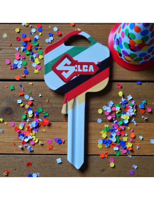 Schlüsselrohling „30 Jahre in Deutschland“ – Jubiläumsdesign