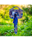 Schlüsselrohling Pfau – Farbenpracht & Exotik im Design