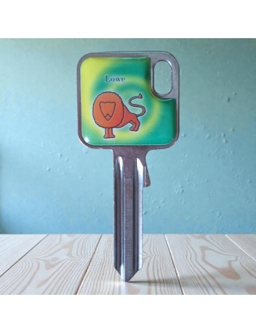 Schlüsselrohling Sternzeichen Löwe – kraftvolles Design