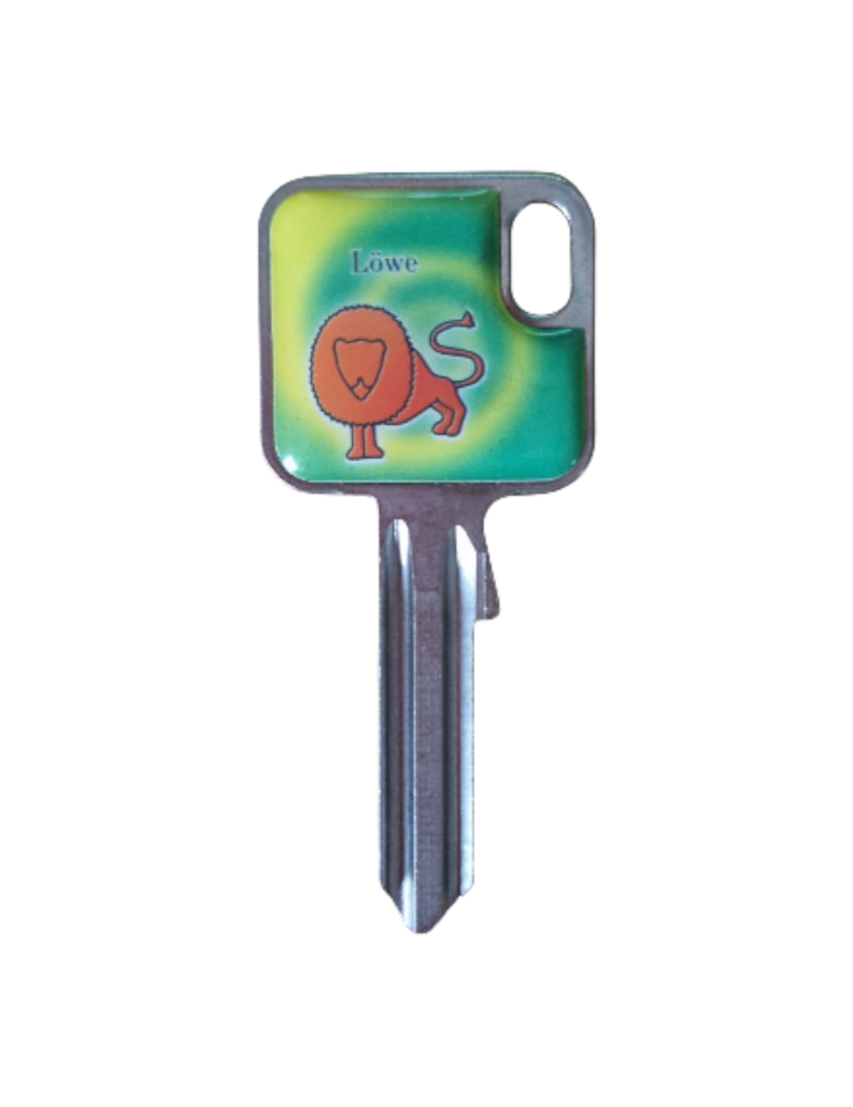 Schlüsselrohling Sternzeichen Löwe – kraftvolles Design