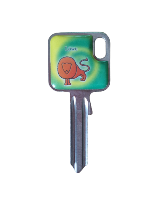 Schlüsselrohling Sternzeichen Löwe – kraftvolles Design