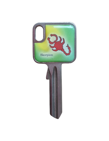 Schlüsselrohling Sternzeichen Skorpion – kraftvolles Design 2