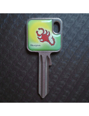 Schlüsselrohling Sternzeichen Skorpion – kraftvolles Design