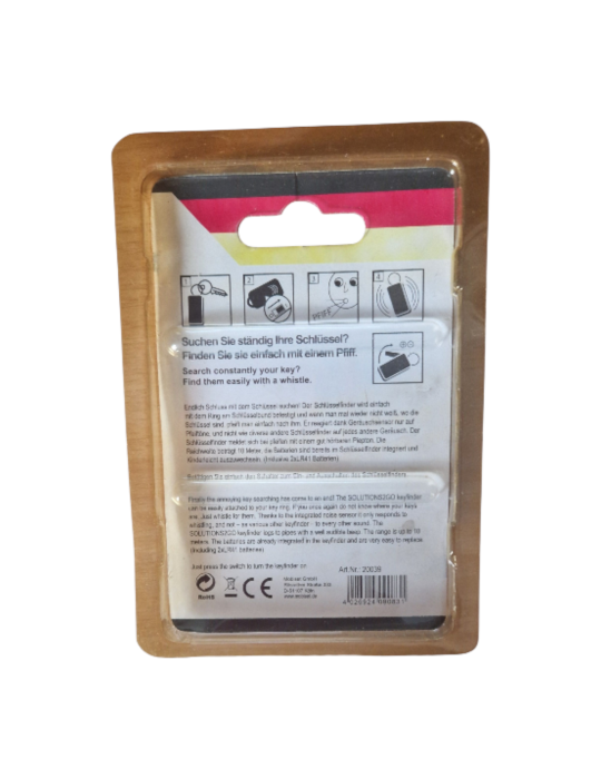Schlüsselfinder „PFIFFE“ – reagiert auf Pfiffe, sofort finden!