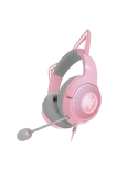Razer Kraken Kitty Edition V2 Quartz Gaming Headset - Kabelgebundenes RGB-Headset mit Katzenohren und Razer Chroma RGB Beleuchtu