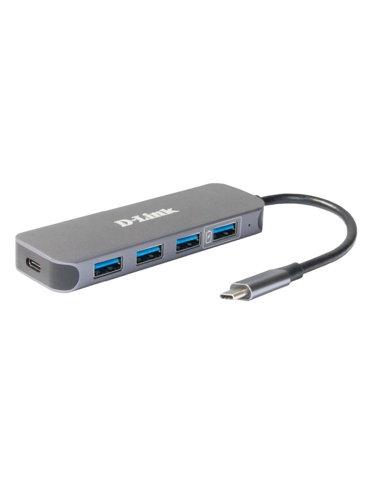 D-Link DUB-2340 USB-Hub mit Ladefunktion 1x USB-C mit PD, 3x USB-A 3.0, 1x USB-A 3.0 mit BC 1.2