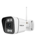 Foscam V5P WLAN Überwachungskamera Weiß 5MP (3072x1728), Dual-Band WLAN, Integrierter Scheinwerfer und Sirene