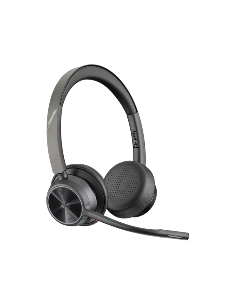 Poly Voyager 4320-M Einseitiges Headset +USB-A to USB-C Kabel +BT700 Bluetooth-Adapter