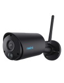 Reolink Argus Series B320 WLAN Überwachungskamera Schwarz 3MP (2304x1296), Akkubetrieb, IP65-Wetterschutz, 10m Nachtsicht, Intel
