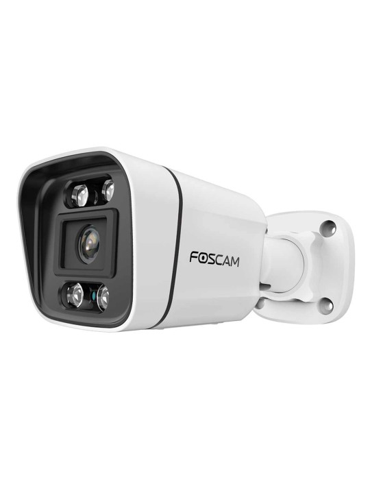 Foscam V5EP Überwachungskamera Weiß 5MP (3072x1728), PoE, Integrierter Scheinwerfer und Sirene