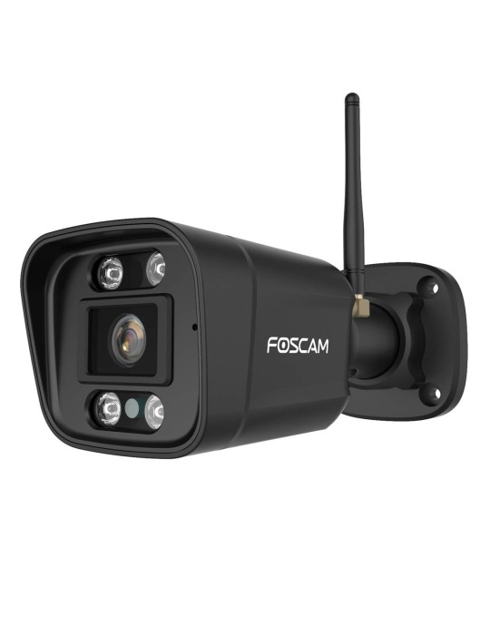 Foscam V5P WLAN Überwachungskamera Schwarz 5MP (3072x1728), Dual-Band WLAN, Integrierter Scheinwerfer und Sirene