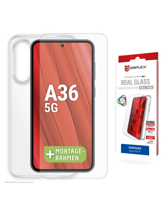 DISPLEX Real Glass + Case Samsung Galaxy A36 5G