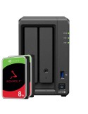 Synology DS725+ 16TB Seagate IronWolf NAS-Bundle NAS inkl. 2x 8TB Seagate IronWolf 3.5 Zoll SATA Festplatte