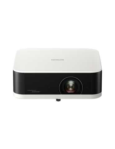 Epson Lifestudio Pop - EF-61W eleganter Smart-Projektor weiß Diamantweiß, mit Sound by Bose und Google TV