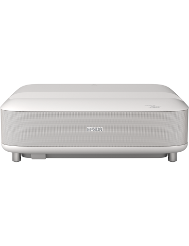 Epson Lifestudio Grand - EH-LS670W Smart-Laserprojektor 4K Diamantweiß, mit Ultrakurzdistanz-Projektion, Sound by Bose, Google T