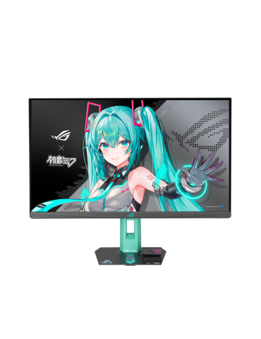 ASUS ROG Strix XG27ACMEG-G Hatsune Miku Edition Gaming Monitor 27" (68,6cm) WQHD IPS, 260Hz, HDMI, DisplayPort, 0,3ms (GTG), Fre