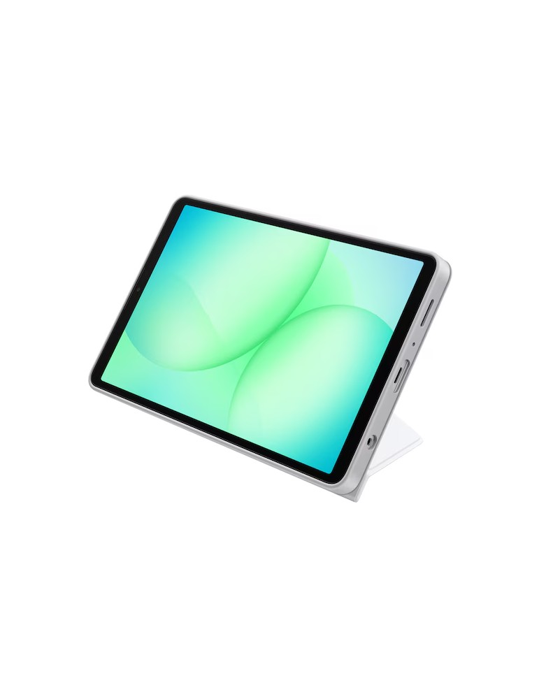 Samsung Book Cover für Galaxy Tab A11, White Flexibler Standfuß, Schützt Vorder- und Rückseite