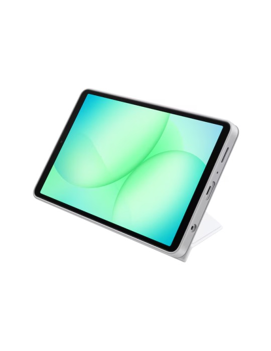 Samsung Book Cover für Galaxy Tab A11, White Flexibler Standfuß, Schützt Vorder- und Rückseite