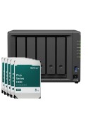 Synology DS1525+ 40TB Plus HDD NAS-Bundle NAS inkl. 5x 8TB Synology Plus 3.5 Zoll SATA Festplatte