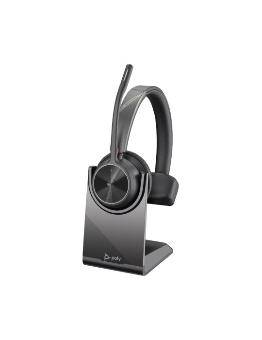 Poly Voyager 4310-M USB-C Headset Microsoft Teams Certified, incl. BT700 Bluetooth USB-C Adapter und Ladestation
