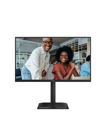 AOC 24E4U FHD Office Monitor 24 Zoll Full HD Office Monitor, IPS-Panel, 4 ms, 120 Hz, HDMI, VGA, Schwarz