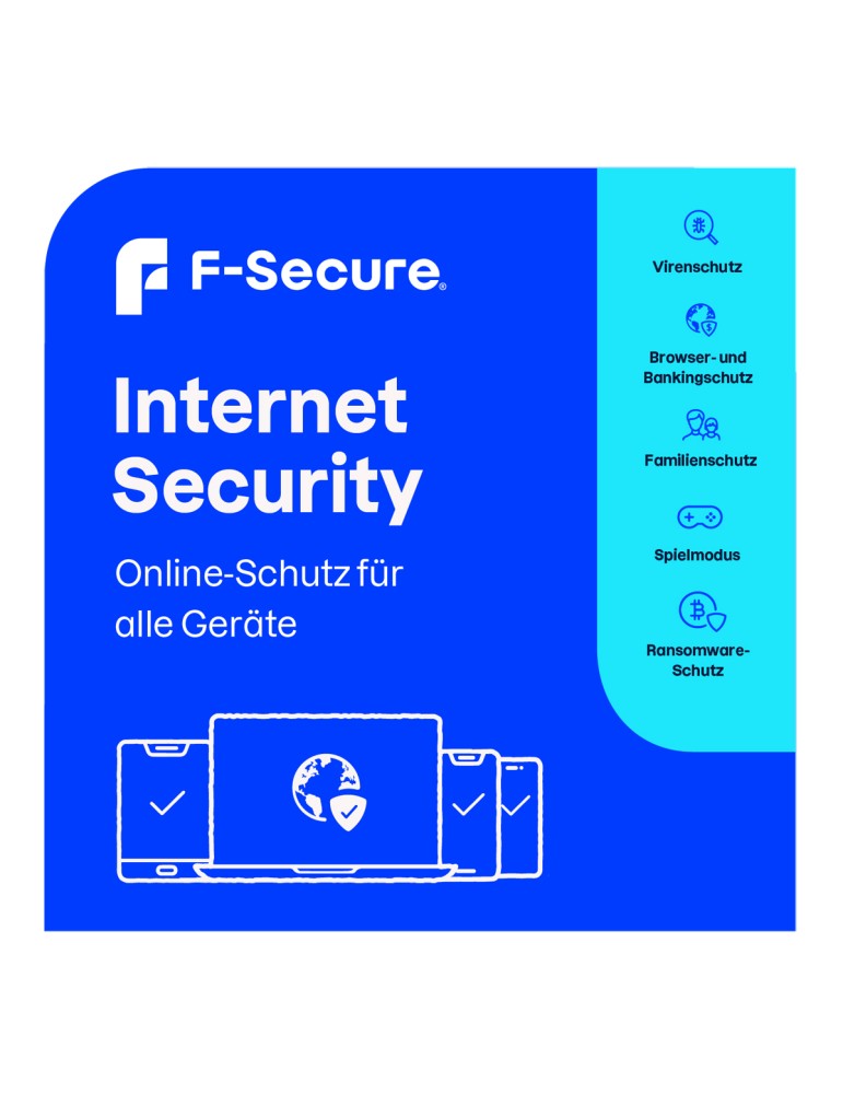 F-Secure Internet Security für alle Geräte [25 Geräte - 2 Jahre] [Vollversion]