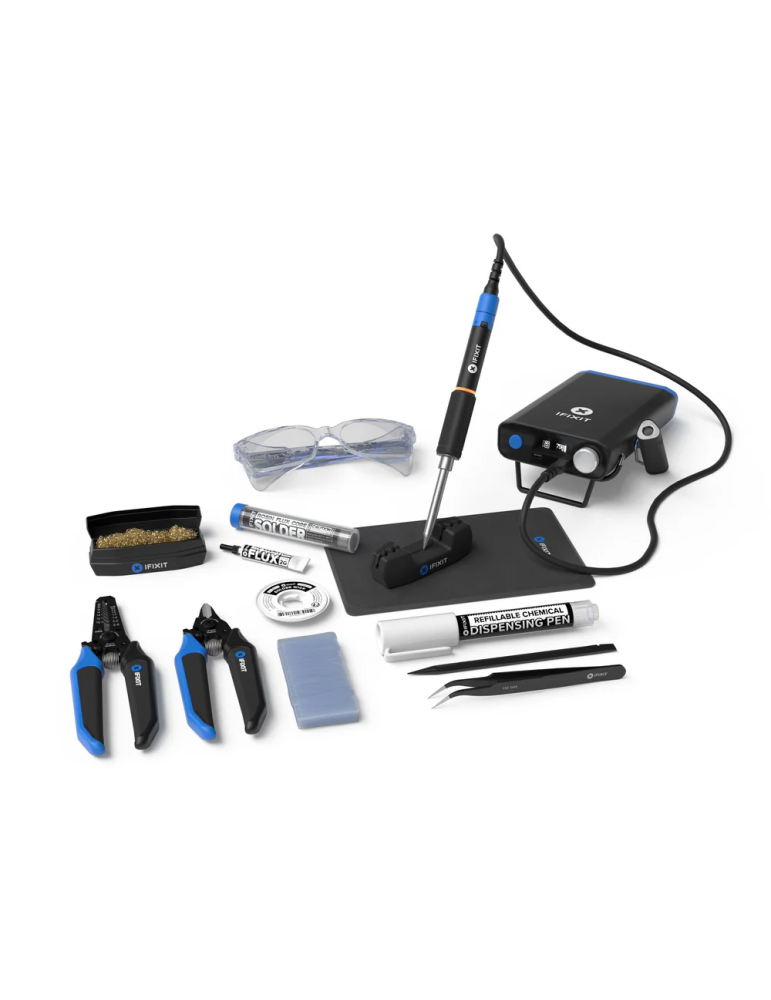 iFixit FixHub Soldering Toolkit Das komplette Löt-Set für alle Projekte, U.a. Powerstation, Intelligenter Lötkolben
