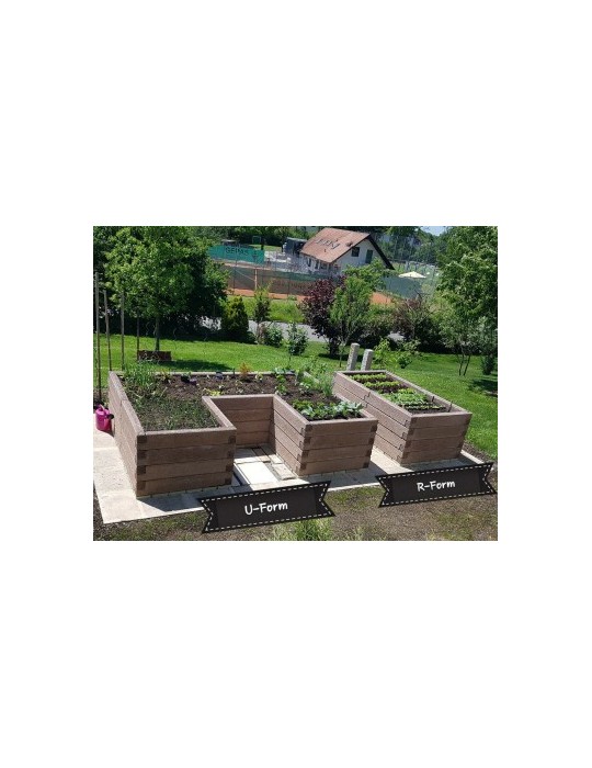 U1-Form Hochbeet – Extra groß & langlebig für Gartenprofis | Shopvola.de