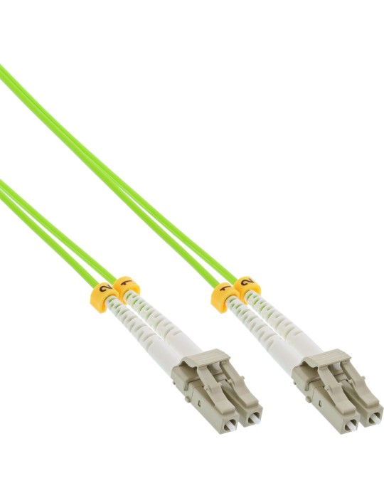 InLine LWL Duplex Kabel, LC/LC, 50/125?m, OM5, 0,5m