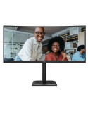 AOC Q27E4CV QHD Office Monitor 34 Zoll WQHD Office Monitor; VA-Panel, 4ms, 120Hz, Lautsprecher, Höhenverstellbar
