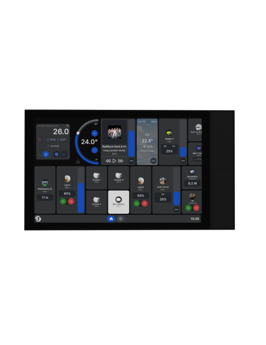 Shelly Wall Display XL Black WLAN · Schwarz