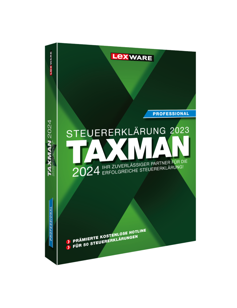 TAXMAN professional 2024 (1-Platz Lizenz)