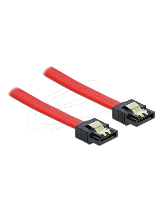 KAB Delock SATA-Kabel rot, 0,3m