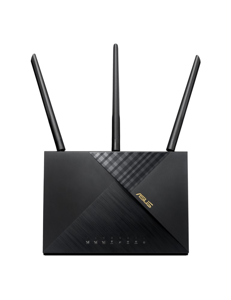 ASUS 4G-AX56 4G LTE WiFi 6 Modem Router AX1800 Dual-Band, LTE Cat6 bis zu 300 Mbit/s, 5x GbE LAN