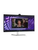 DELL P3424WEB Office Monitor 86.4 cm (34"), IPS, Videokonferenzmonitor, WQHD, 3800R, 21:9