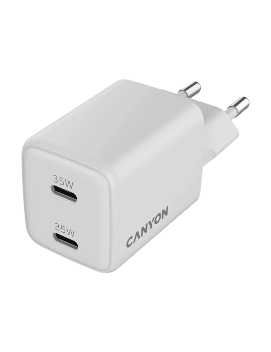 CANYON Charger CU35CC GaN 35W 2xPD EU White