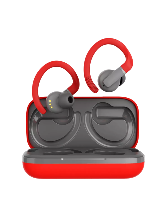 CANYON In-Ear Kopfhörer OnRun 11 Sport Wireless, Charge Red Bluetooth 5.4, Schweißresistent