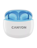 CANYON In-Ear Kopfhörer TWS-5, Blue Bluetooth 5.3, Berührungssteuerung, Ladeeingang: USB-C