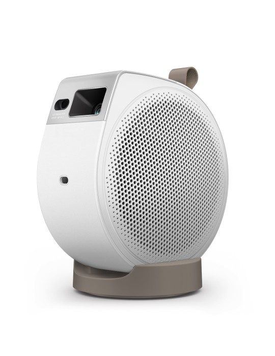 BenQ GV32 Tragbarer Full HD Beamer mit 360° Projektion, Smart TV 500 ANSI LED Lumen, 2.1 Sound, Google TV, Deckenprojektion & 36