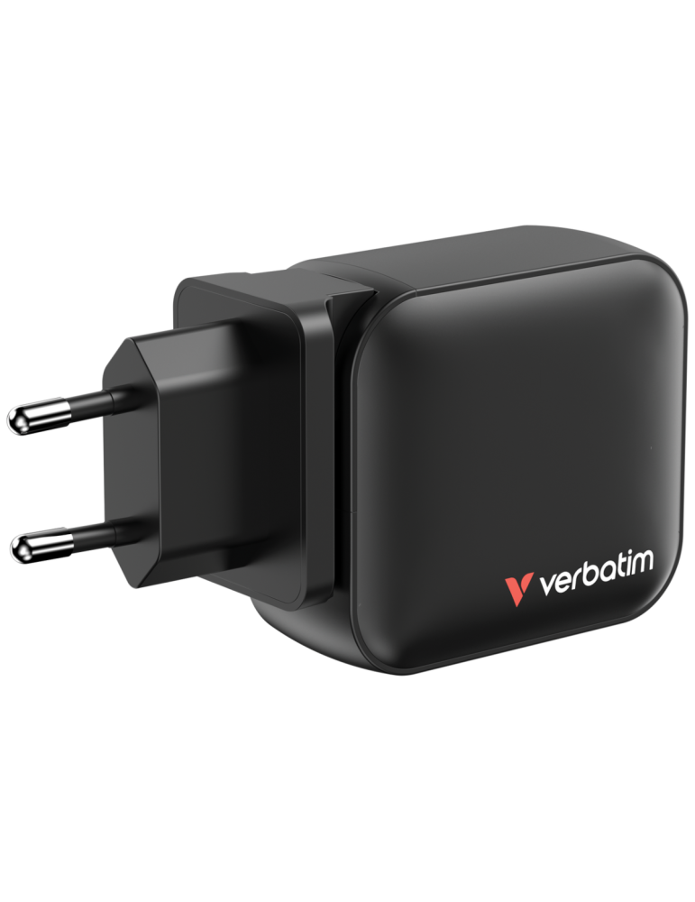 Verbatim Mini-GaN-Ladegerät 100W 3 Anschluss