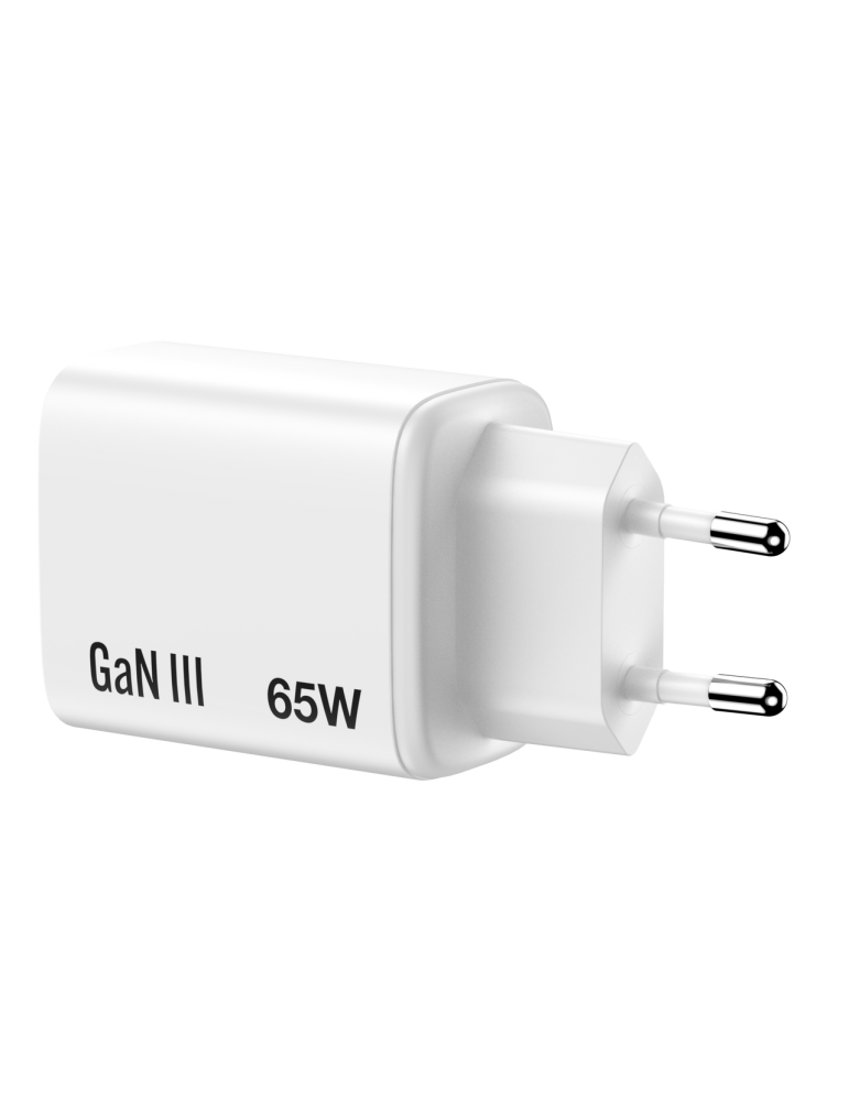 Verbatim Essentials GaN Charger 65W EU plug White