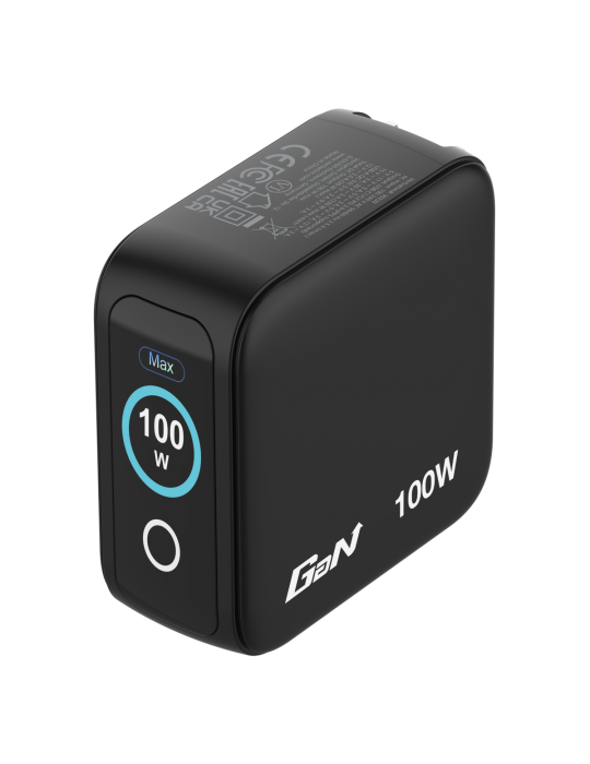 Verbatim Mini GaN Charger 100W with Display