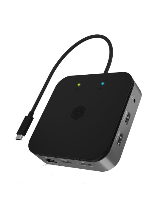 ICY BOX Dockingstation - USB4® mit zweifacher Videoausgabe