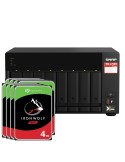 QNAP TS-873A-8G 96TB IronWolf NAS-Bundle NAS inkl. 8x 12TB Seagate IronWolf 3,5 Zoll SATA Festplatte