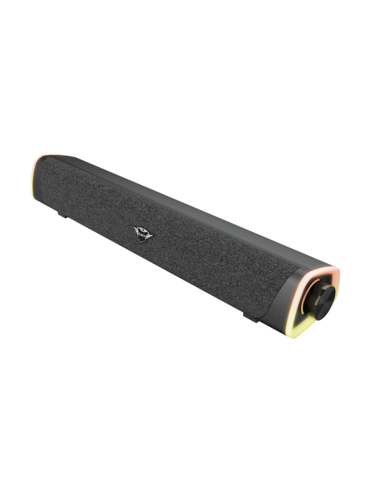 TRUST GXT 620 AXON - RGB-Gaming-Soundbar mit Regenbogenwellen-Beleuchtung und bequem erreichbarem Lautstärkeregler