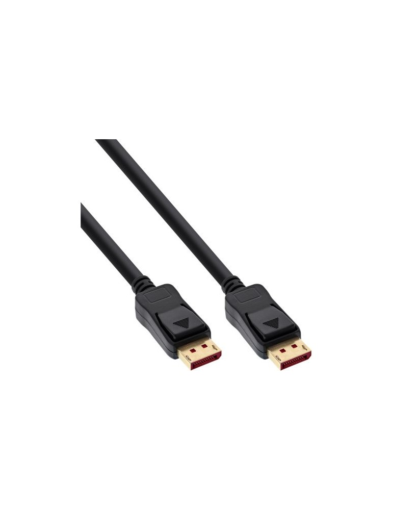 InLine® DisplayPort 1.4 Kabel, 8K4K, schwarz vergoldete Kontakte, 2m