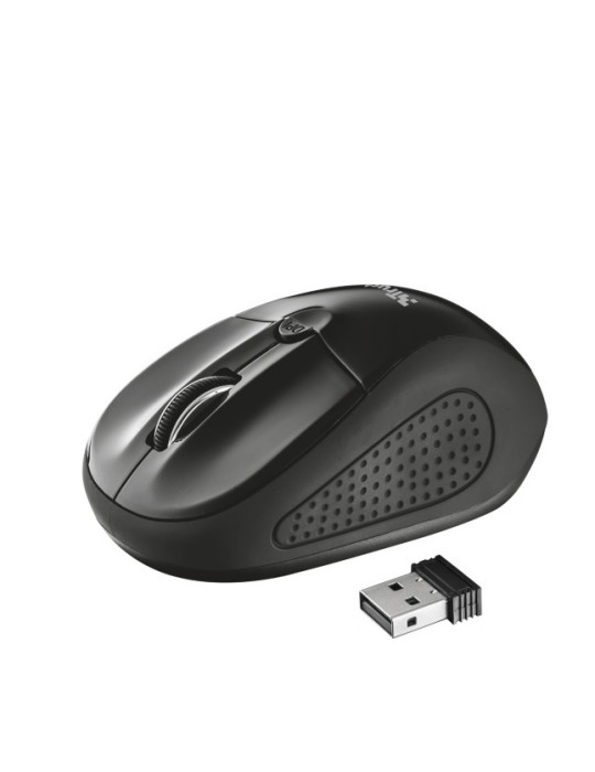 TRUST Primo kabellose Maus, schwarz