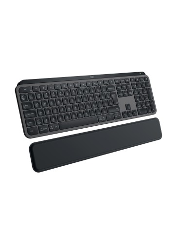 Logitech MX Keys S Plus, Kabellose Tastatur Tastenbeleuchtung, incl. Logi Bolt USB-Empfänger und Palm Rest, Graphite
