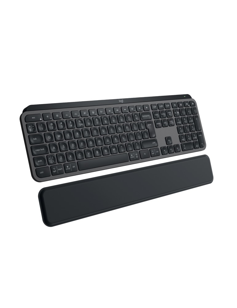 Logitech MX Keys S Plus, Kabellose Tastatur Tastenbeleuchtung, incl. Logi Bolt USB-Empfänger und Palm Rest, Graphite